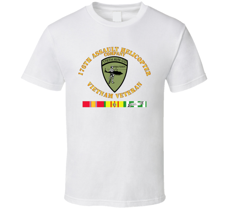 Army - 176th Assault Helicopter Co - Vietnam Vet - Svc T Shirt