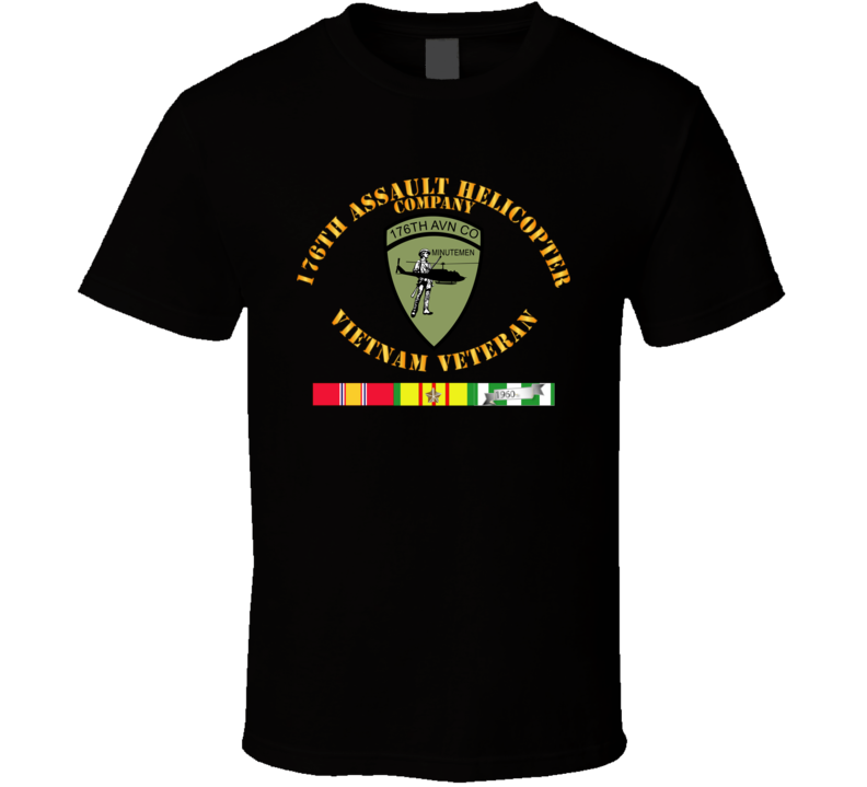 Army - 176th Assault Helicopter Co - Vietnam Vet - Svc T Shirt