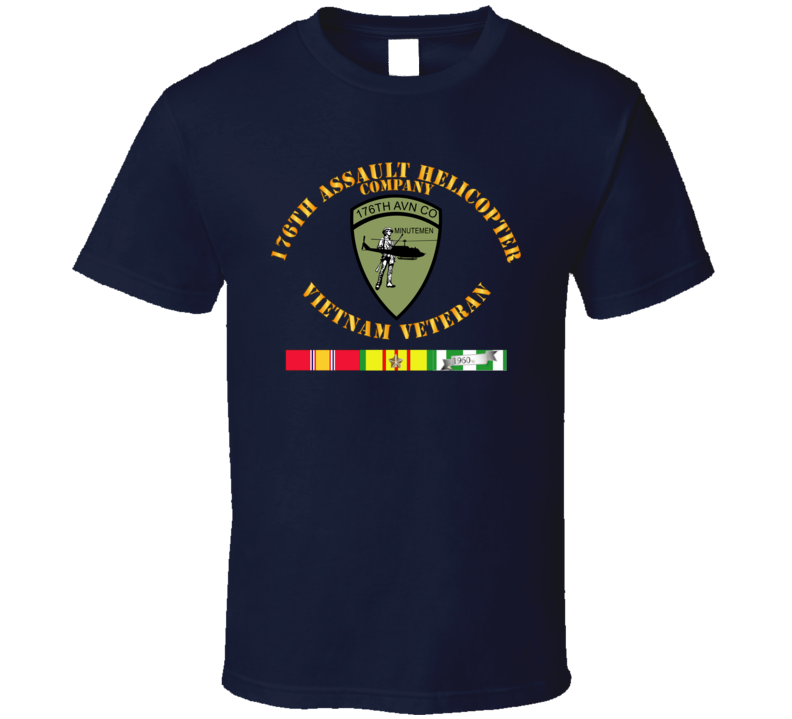 Army - 176th Assault Helicopter Co - Vietnam Vet - Svc T Shirt
