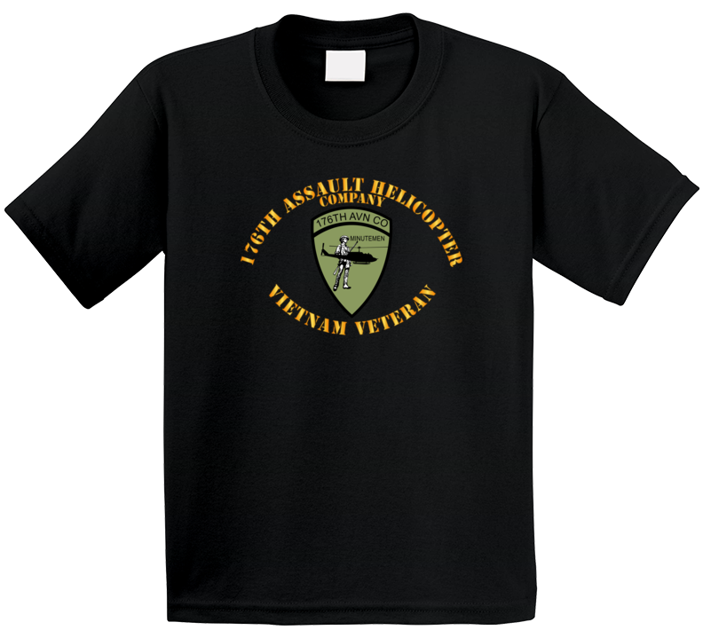 Army - 176th Assault Helicopter Co - Vietnam Vet Kids T Shirt