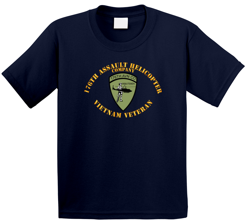 Army - 176th Assault Helicopter Co - Vietnam Vet Kids T Shirt