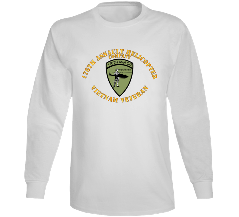 Army - 176th Assault Helicopter Co - Vietnam Vet Long Sleeve