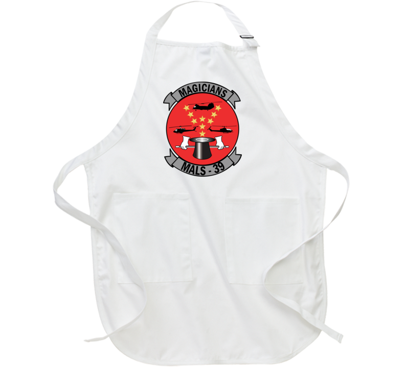 Usmc - Marine Aviation Logistics Squadron 39 - Mals 39 - Magicians Wo Txt Apron