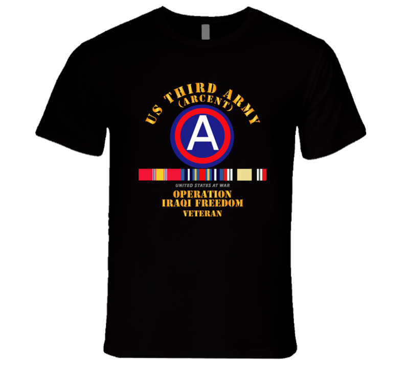 Army - 3rd Us Army - Iraq Freedom Vet W Svc Wo Ds Premium T Shirt