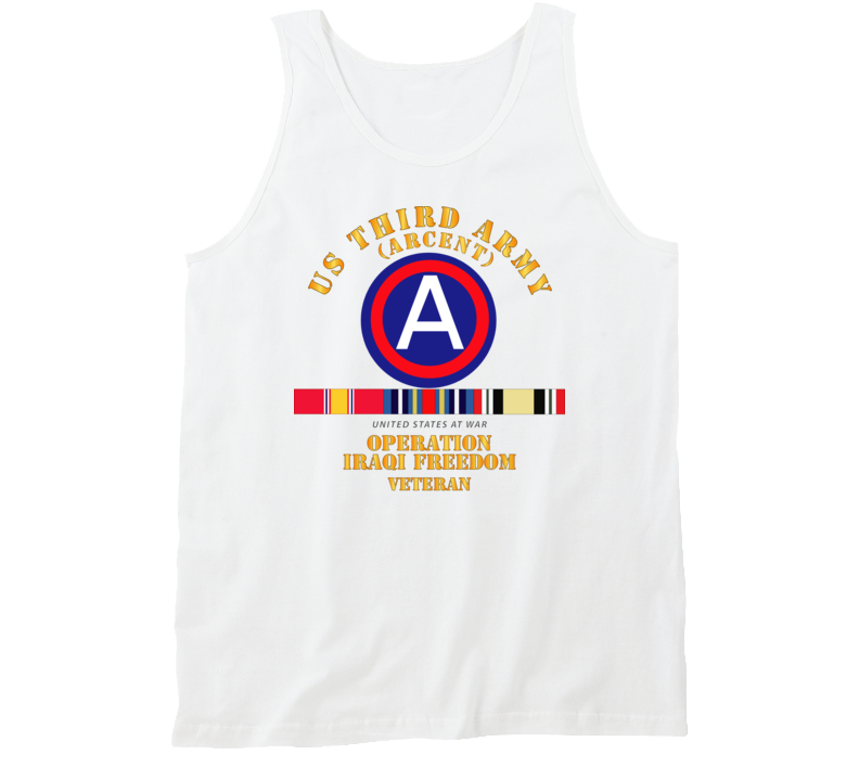 Army - 3rd Us Army - Iraq Freedom Vet W Svc Wo Ds Tanktop