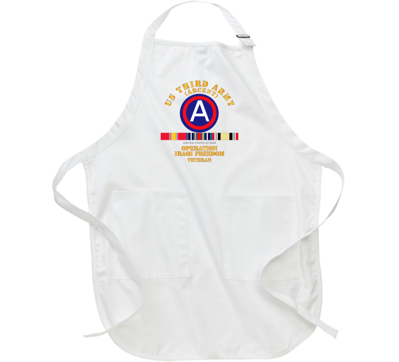 Army - 3rd Us Army - Iraq Freedom Vet W Svc Wo Ds Apron