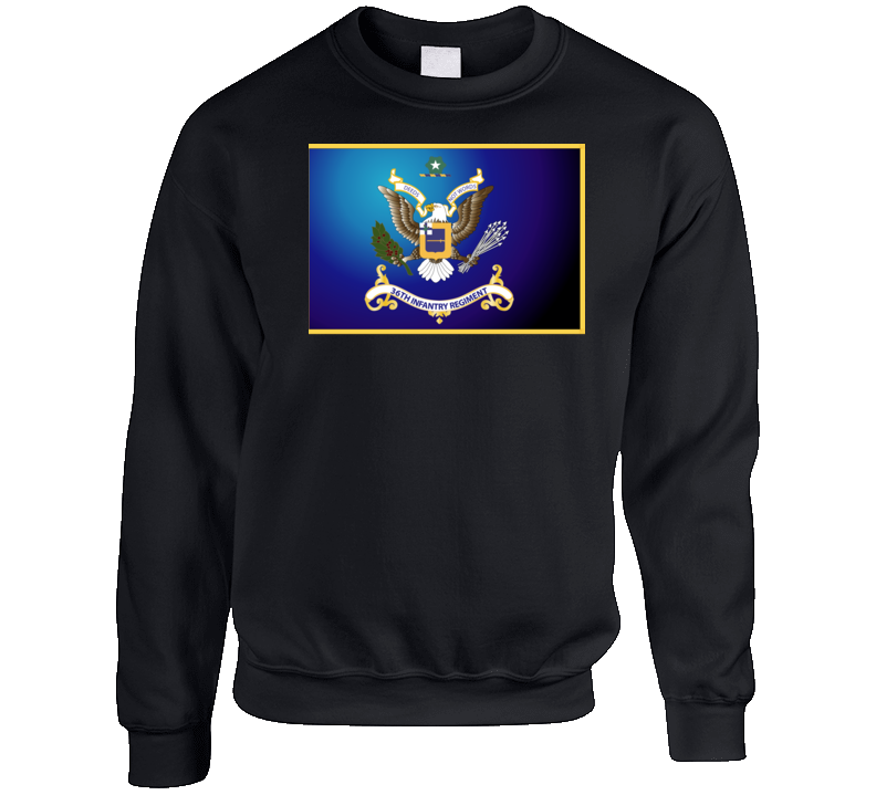 Army - 36th Infantry Regimental Colors Crewneck Sweatshirt