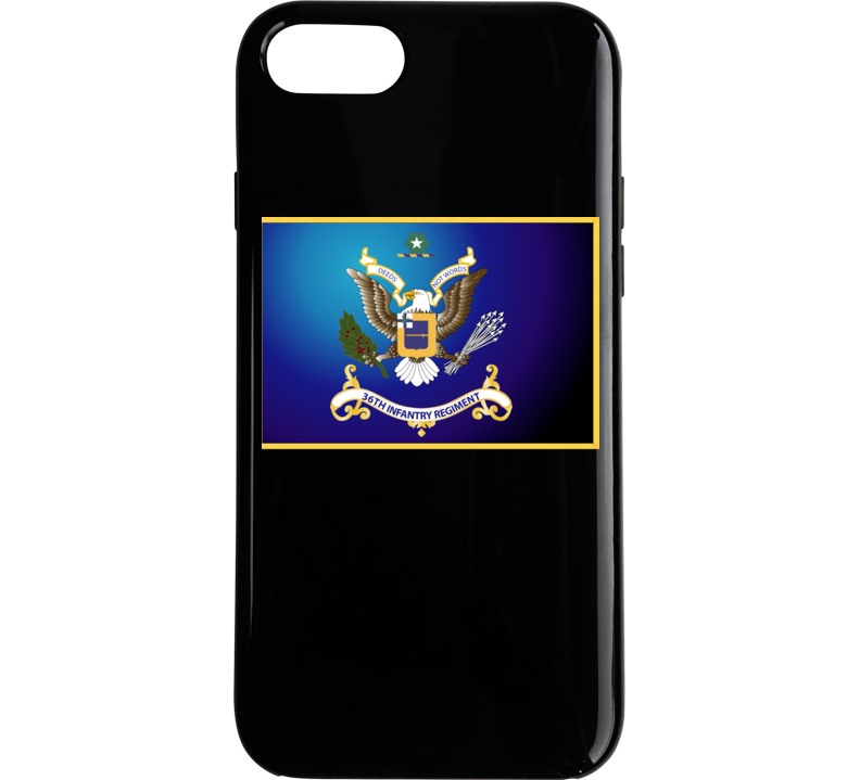 Army - 36th Infantry Regimental Colors Phone Case