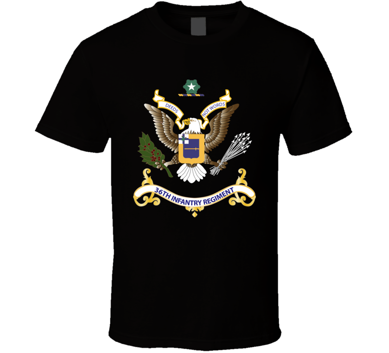  Army - Regimental Colors - 36th Infantry Regiment T Shirt