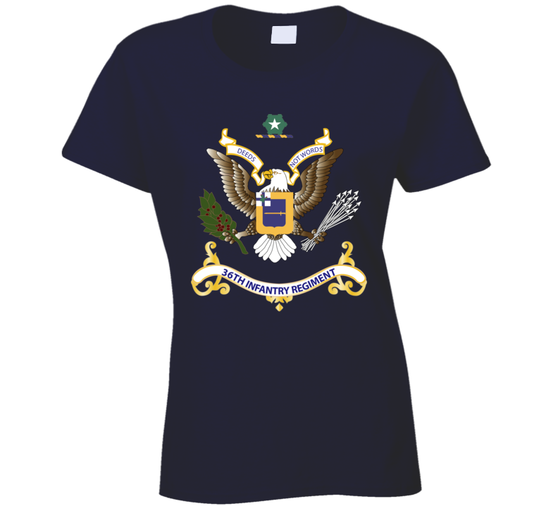  Army - Regimental Colors - 36th Infantry Regiment T Shirt