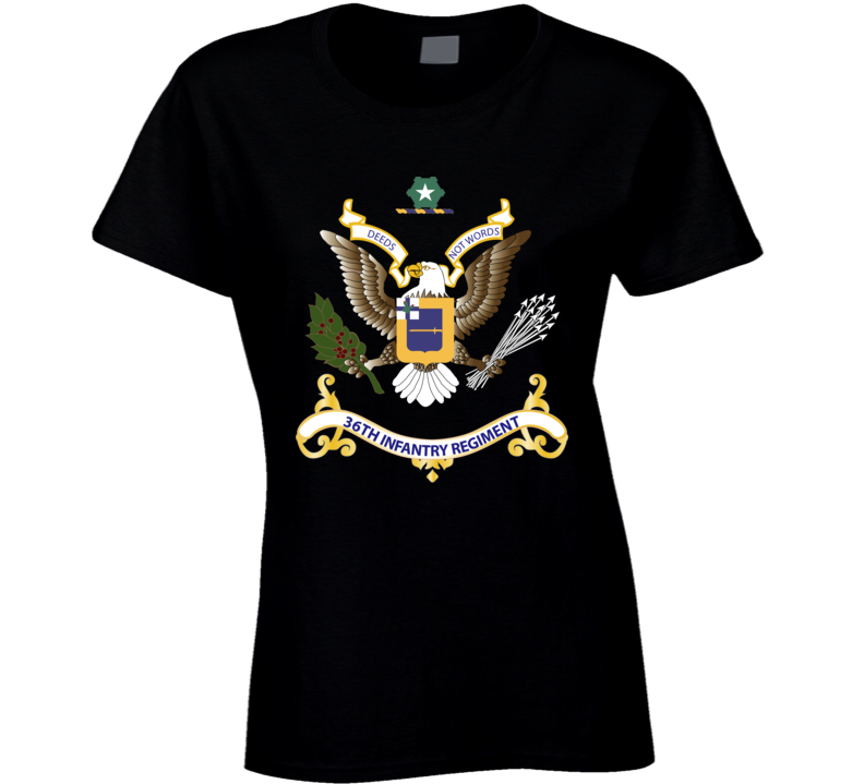  Army - Regimental Colors - 36th Infantry Regiment T Shirt