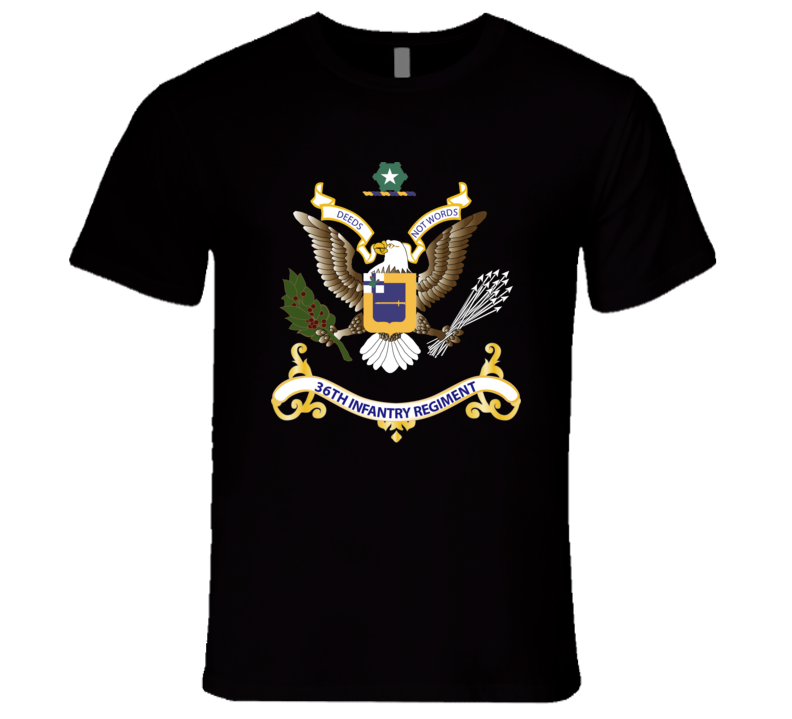  Army - Regimental Colors - 36th Infantry Regiment T Shirt