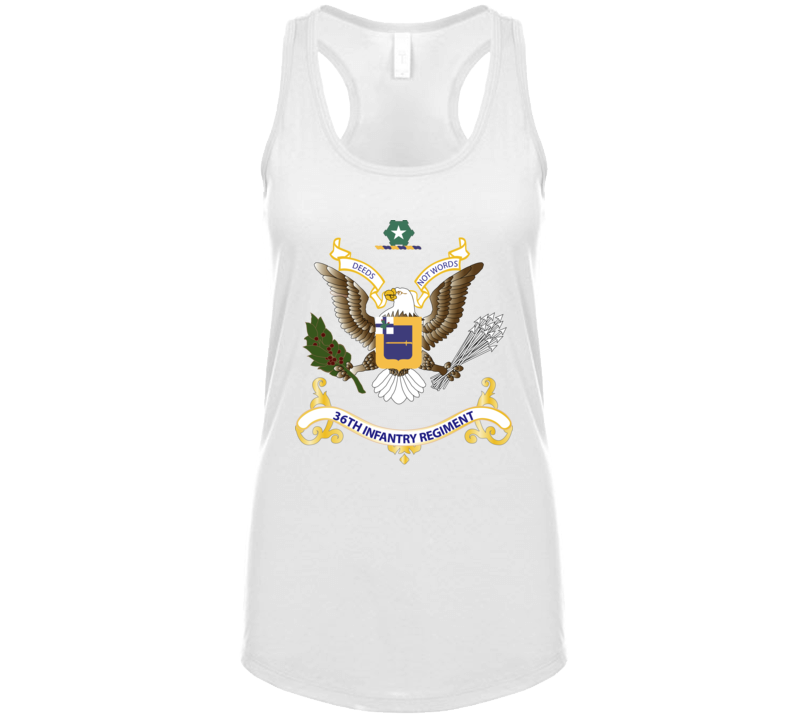 Army - Regimental Colors - 36th Infantry Regiment Tanktop