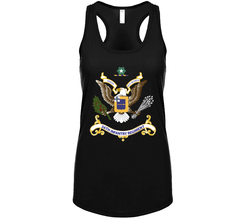 Army - Regimental Colors - 36th Infantry Regiment Tanktop
