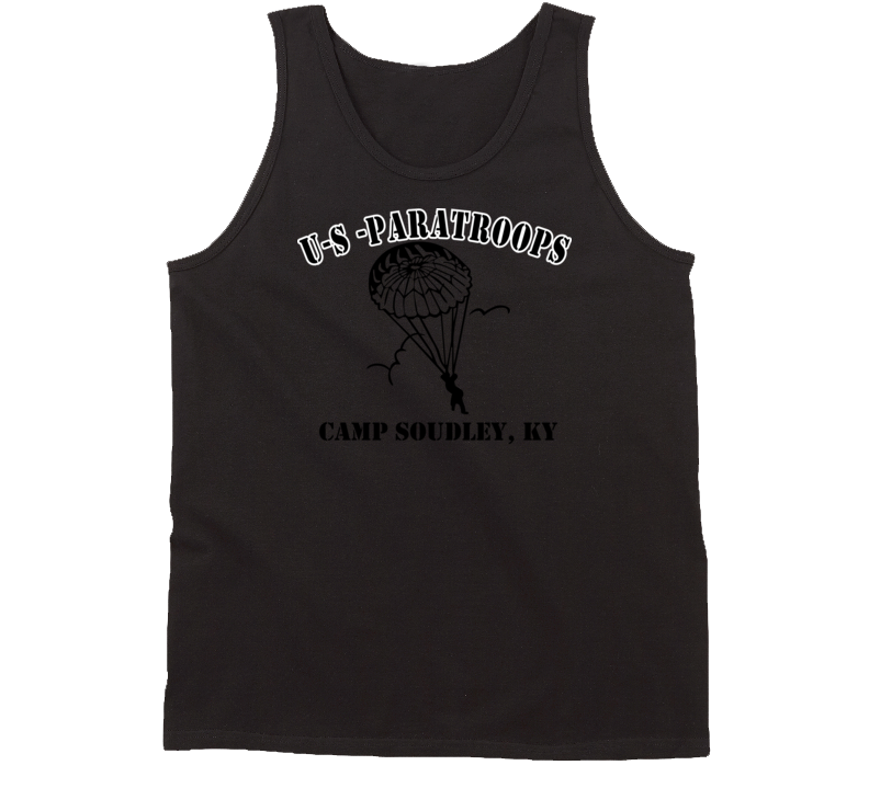Camp Soudley - US Paratroops - Black Tanktop