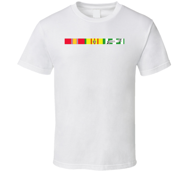 Army - Vietnam Ribbons Svc Bar T Shirt