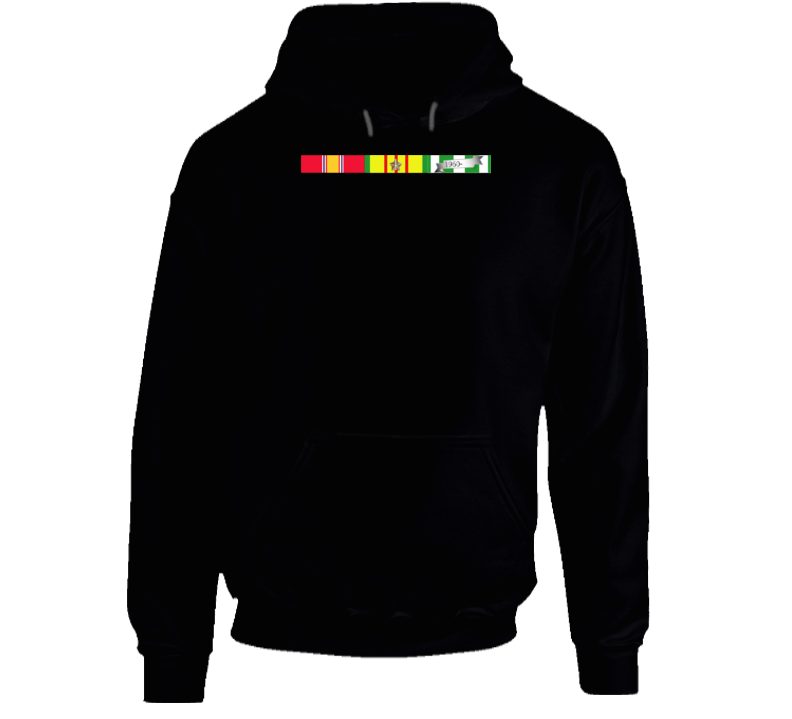 Army - Vietnam RIbbons SVC bar Hoodie