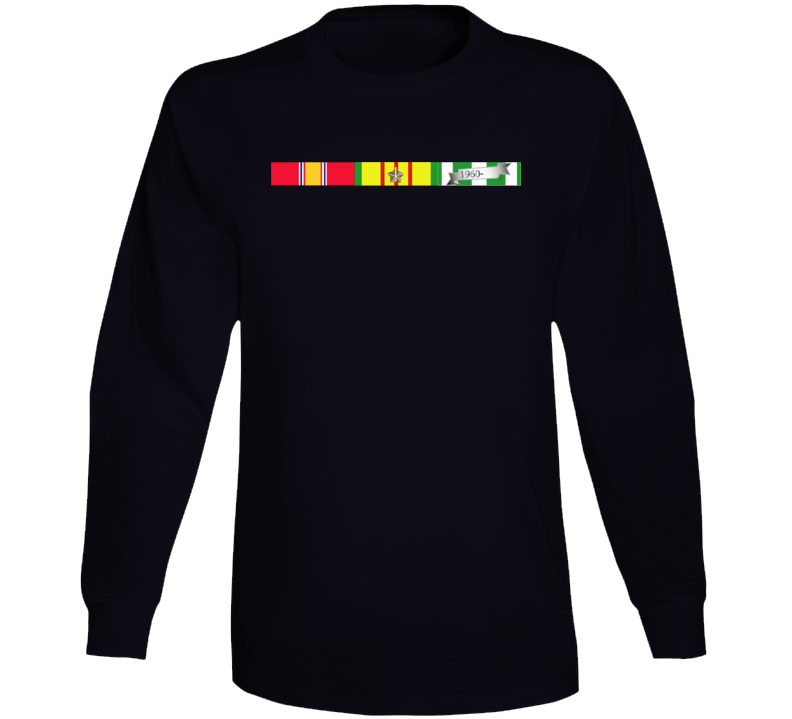 Army - Vietnam RIbbons SVC bar Long Sleeve