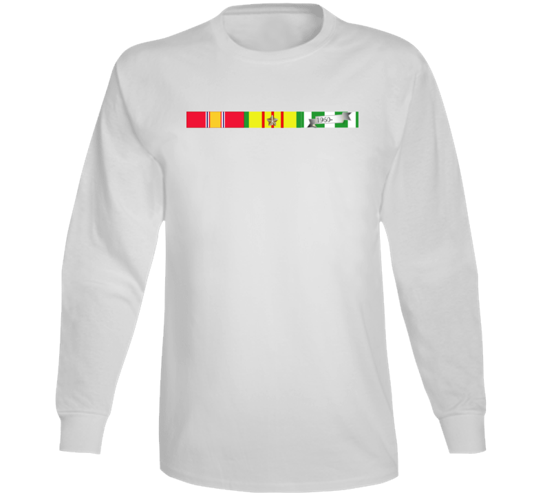 Army - Vietnam RIbbons SVC bar Long Sleeve