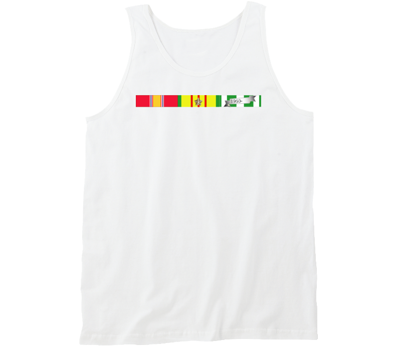 Army - Vietnam Ribbons Svc Bar Tanktop
