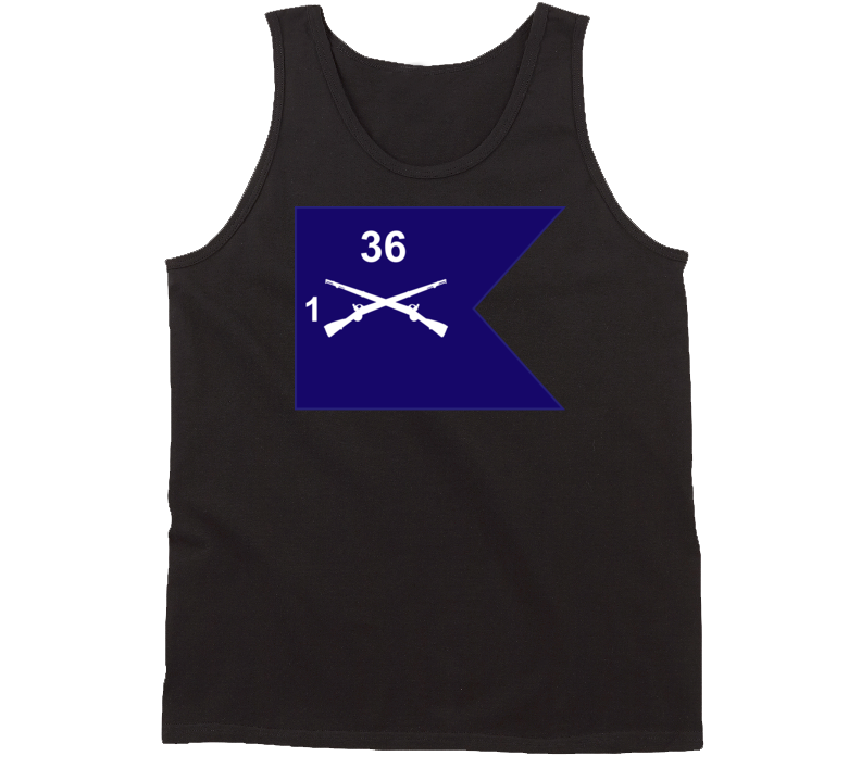 Army - Guidon - 1st Bn 36th Infantry Tanktop