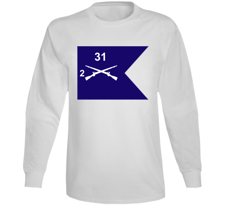 Army - Guidon - 2nd Bn 31st Infantry Long Sleeve