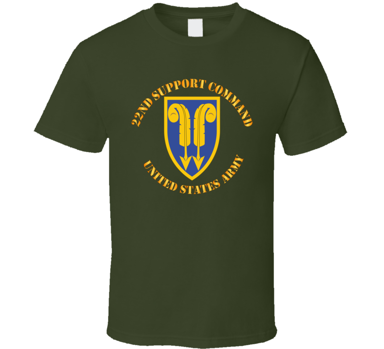 Army - 22nd Support Command - US Army Cir T Shirt