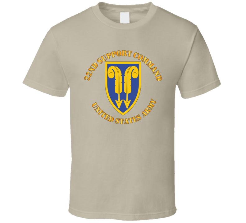 Army - 22nd Support Command - US Army Cir T Shirt