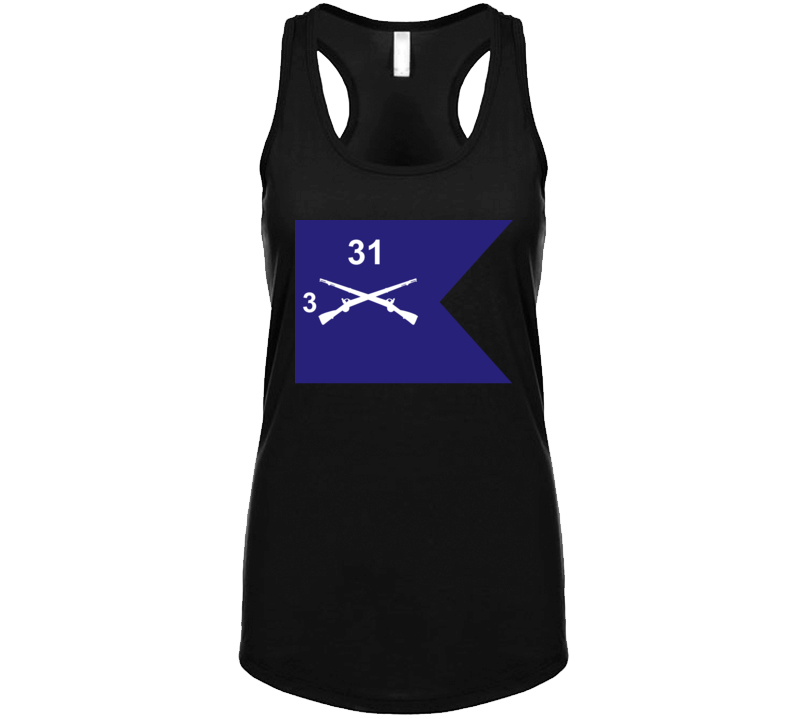 Army - Guidon - 3rd Bn 31st Infantry Ladies Tanktop