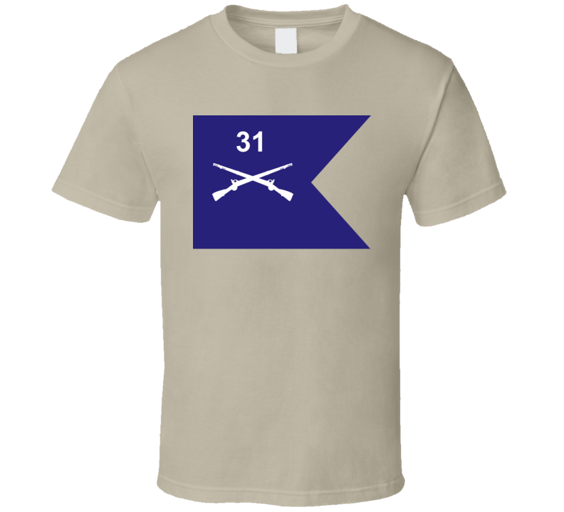 Army - Guidon - 31st Infantry Regiment T Shirt