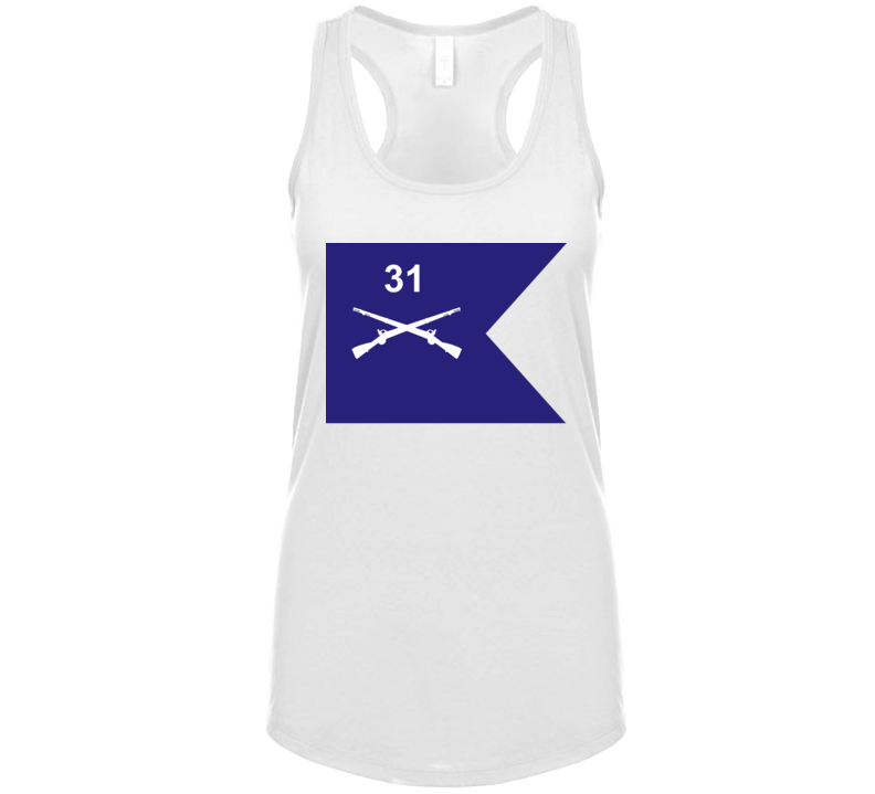 Army - Guidon - 31st Infantry Regiment Ladies Tanktop