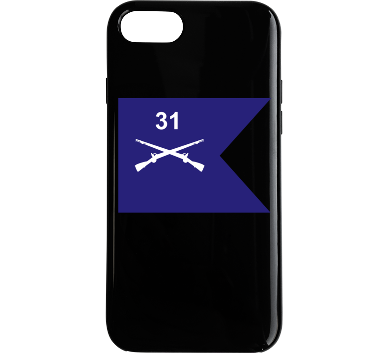 Army - Guidon - 31st Infantry Regiment Phone Case