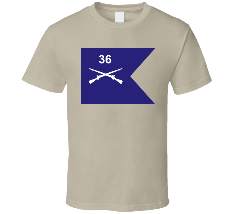 Army - Guidon - 36th Infantry Regiment T Shirt