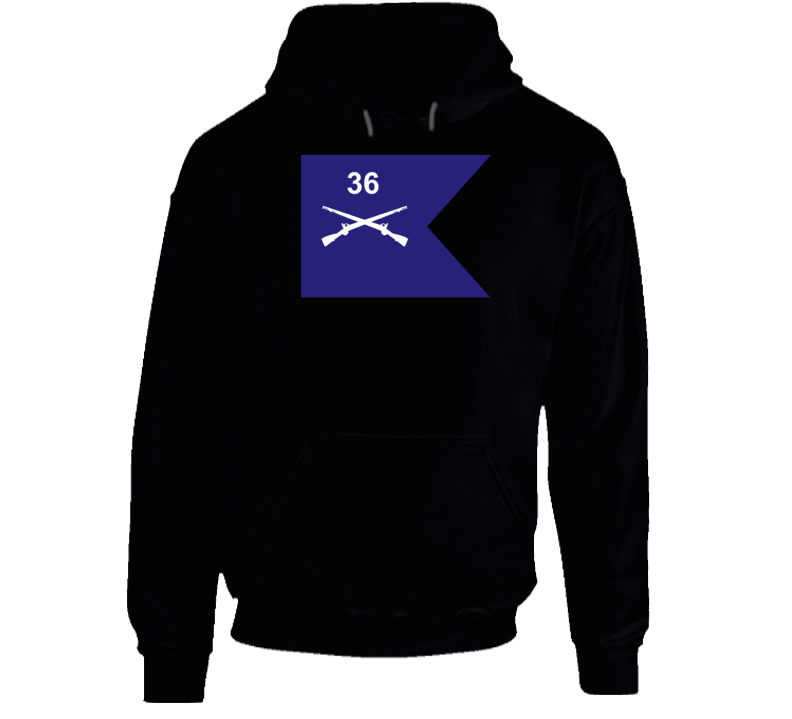 Army - Guidon - 36th Infantry Regiment Hoodie