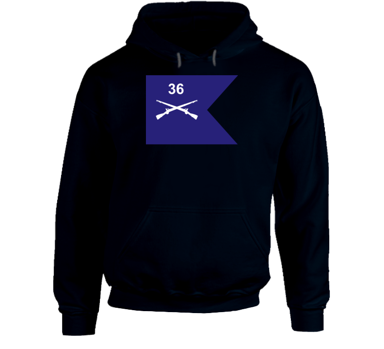 Army - Guidon - 36th Infantry Regiment Hoodie