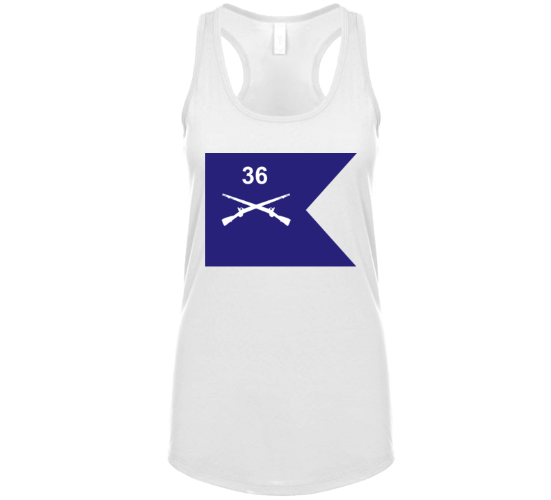 Army - Guidon - 36th Infantry Regiment Ladies Tanktop