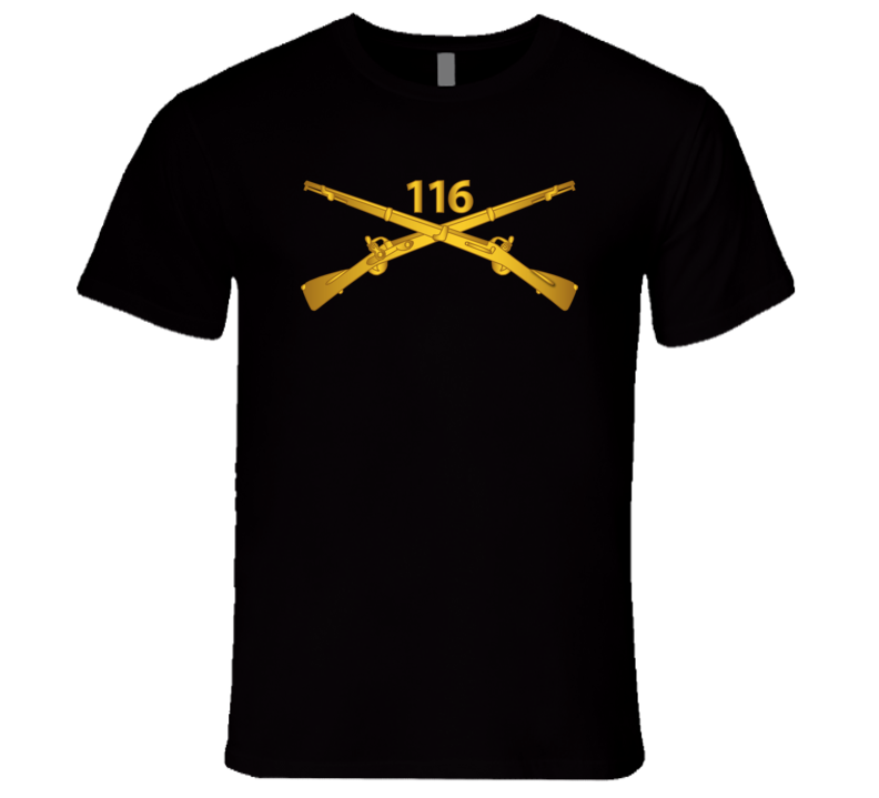 Army - 116th Infantry Regiment Branch wo Txt T Shirt