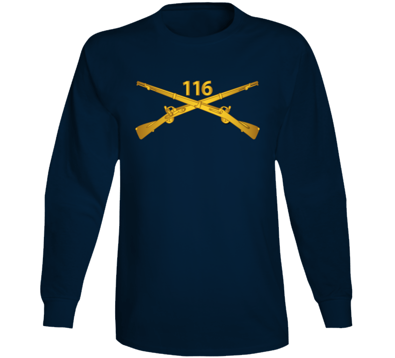 Army - 116th Infantry Regiment Branch wo Txt Long Sleeve