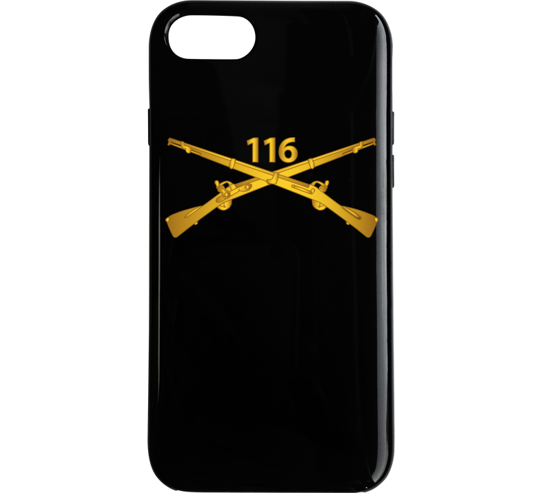 Army - 116th Infantry Regiment Branch wo Txt Phone Case