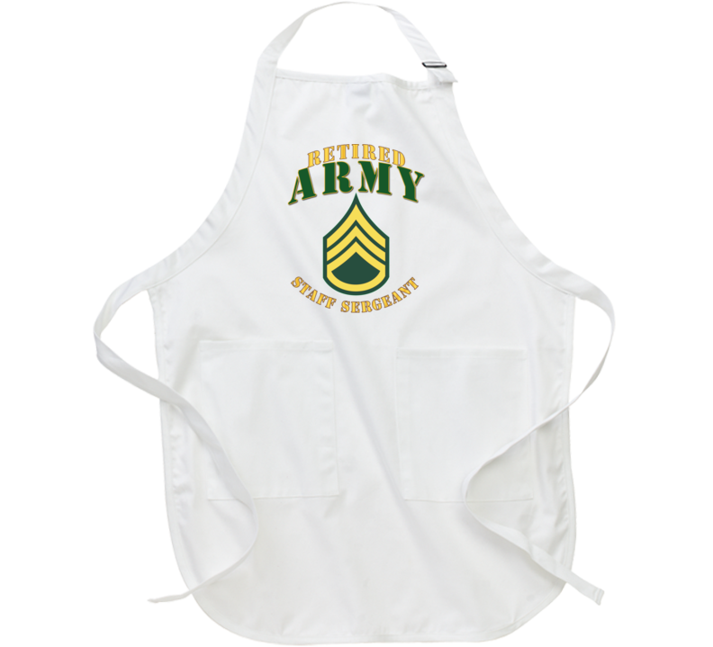 Army - ARMY -  SSG - Retired Apron