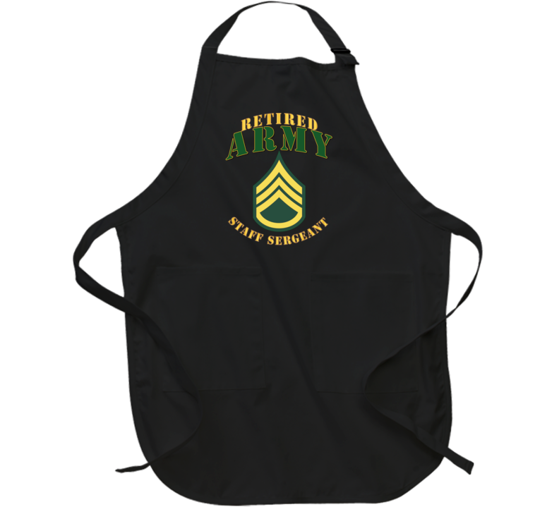 Army - ARMY -  SSG - Retired Apron