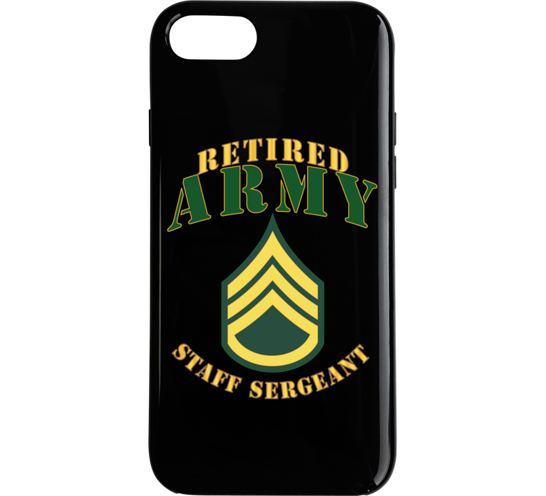 Army - ARMY -  SSG - Retired Phone Case