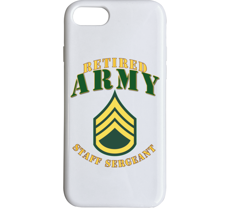 Army - ARMY -  SSG - Retired Phone Case
