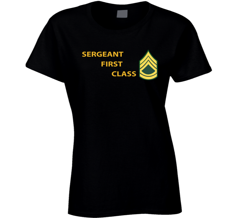Army - Sergeant First Class W Lateral Txt Ladies