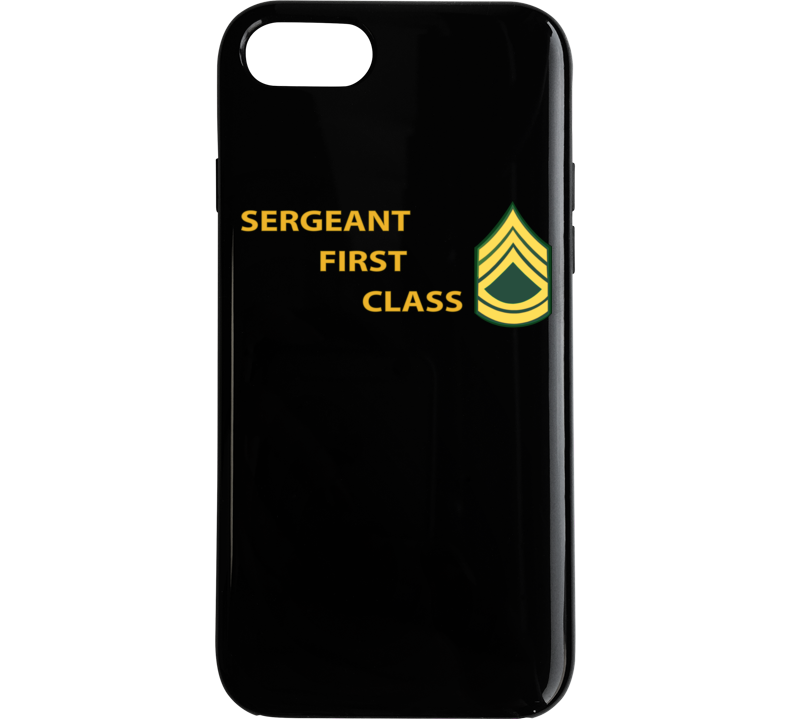 Army - Sergeant First Class W Lateral Txt Phone Case