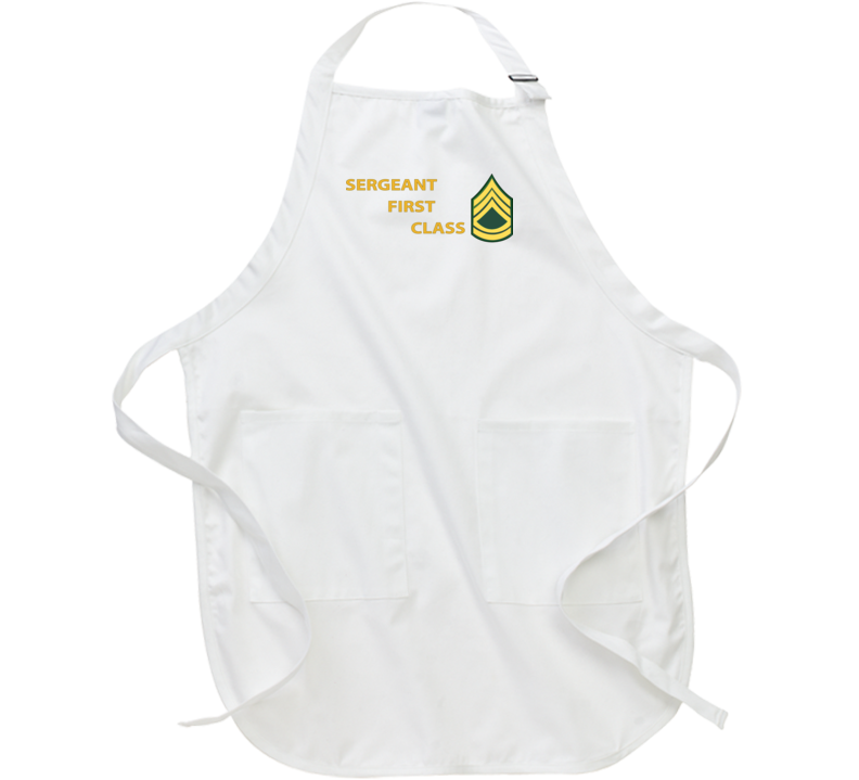 Army - Sergeant First Class W Lateral Txt Apron