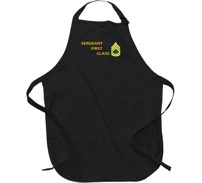 Army - Sergeant First Class W Lateral Txt Apron