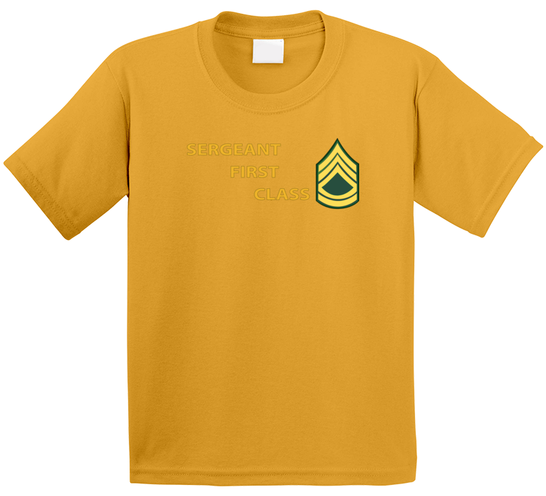 Army - Sergeant First Class W Lateral Txt Kids