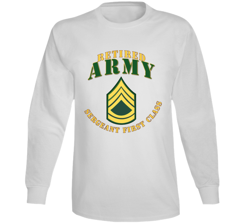 Army - Army -  Sfc - Retired Long Sleeve