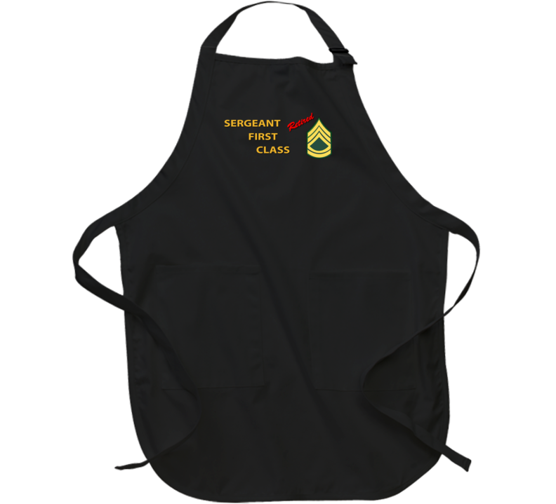 Army - Sergeant First Class - Retired Italic Apron